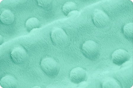 ARUBA DIMPLE MINKY - Aqua Shannon Cuddle Dimple Dot Aruba Minky - Aruba Minky Fabric - Aruba Shannon Minky Fabric Light Aqua Minky Fabric
