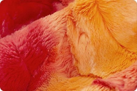 Firecracker Sorbet Minky - Shannon Luxe Cuddle Minky Firecracker Sorbet - Firecracker Sorbet Minky Cuddle Luxe - Tie-Dye Minky Shannon Luxe