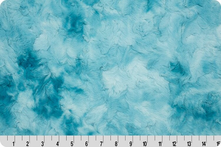 Aqua Sea Galaxy Minky - Blue Shannon Luxe Cuddle Minky Aqua Sea Galaxy - Aqua Sea Galaxy Luxe Cuddle - Tie-Dye Minky Blue Shannon Luxe
