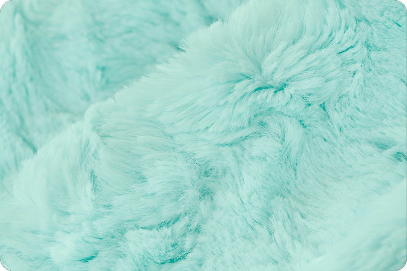 Saltwater Marble Luxe Minky Fabric - Shannon Luxe Cuddle Minky Saltwater Marble - Shannon Luxe Cuddle Minky Saltwater Marble Minky Aqua