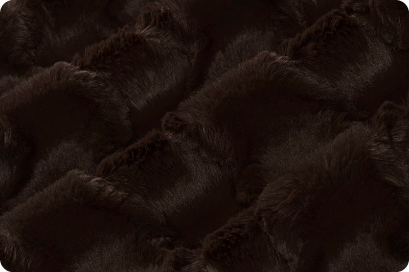 ESPRESSO GLACIER Minky - Shannon Luxe Cuddle Minky Espresso Glacier - Espresso Glacier Minky Cuddle Luxe - Brown Glacier Chocolate Minky