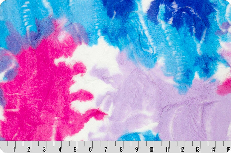 SPLASH BERRY BLISS Sorbet Minky - Shannon Luxe Cuddle Minky Berry Bliss Sorbet - Splash Minky Sorbet Berry Bliss - Tie-Dye Minky Shannon