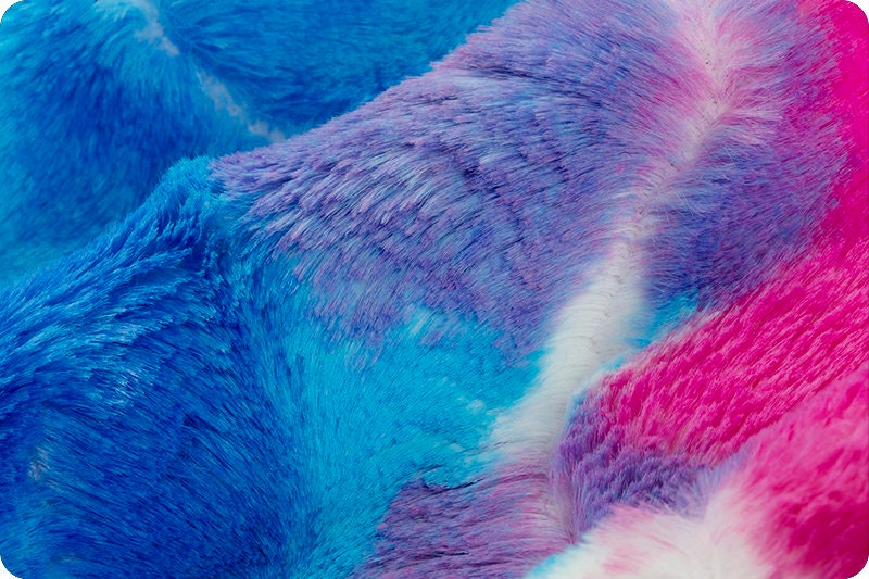 SPLASH BERRY BLISS Sorbet Minky - Shannon Luxe Cuddle Minky Berry Bliss Sorbet - Splash Minky Sorbet Berry Bliss - Tie-Dye Minky Shannon