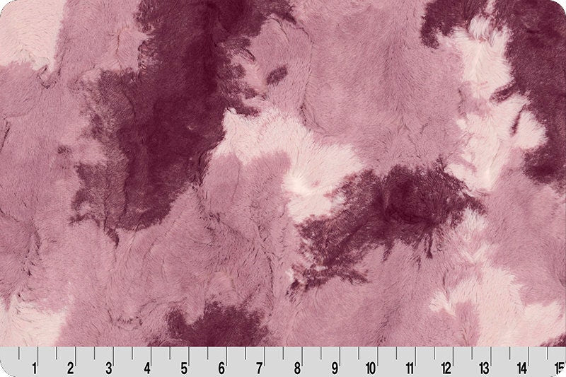 SHERBET ROSES Sorbet MINKY - Shannon Luxe Cuddle Minky Roses Sherbet Sorbet - Sherbet Minky Rose Sorbet - Tie-Dye Woodrose Minky Shannon