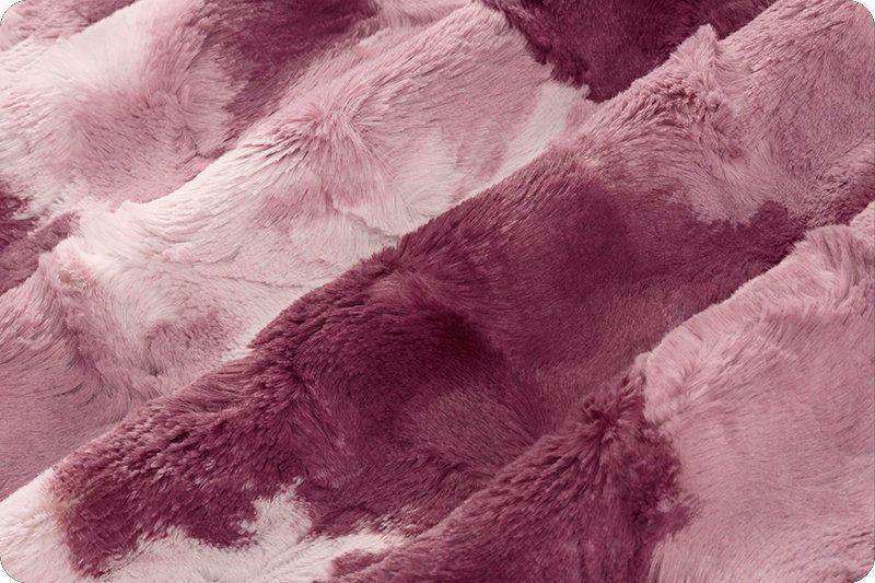 SHERBET ROSES Sorbet MINKY - Shannon Luxe Cuddle Minky Roses Sherbet Sorbet - Sherbet Minky Rose Sorbet - Tie-Dye Woodrose Minky Shannon