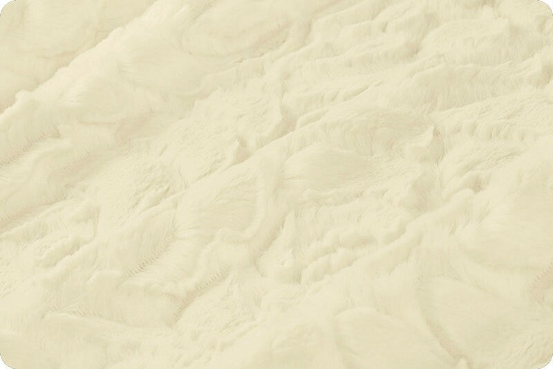 DEMI ROSE IVORY Luxe Minky - Ivory Shannon Luxe Cuddle Minky Demi Rose Ivory Demi-rose Minky Cuddle Off-white Rose Minky Fabric Luxe