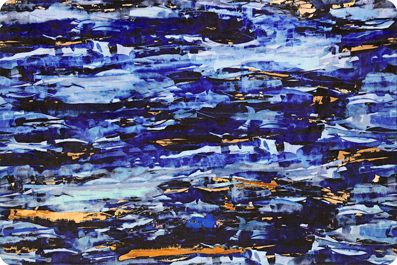 ABSTRACT MINKY BLUE - Blue Abstract Minky - Abstract Shannon Cuddle Blue Abstract Minky - Blue Minky Abstract Minky - Blue Print Minky