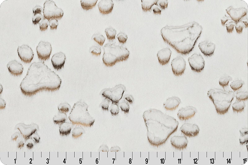 Luxe Prism PAWS COCA MOCHA - Coca Mocha Party Prism Paws Shannon Luxe Cuddle Minky Coca Mocha Paws - Shannon Luxe Cuddle Paws Prism