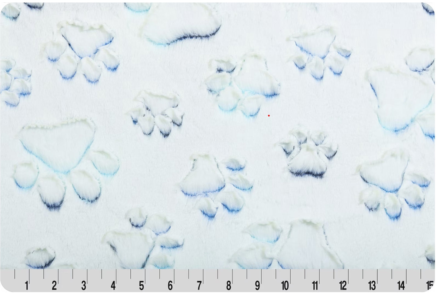 LUXE PAWS Nautical - Nautical Blue Paws - Shannon Luxe Cuddle Minky Rainbow Paws - Shannon Luxe Cuddle Embossed Paws Nautical Luxe Cuddle Mink