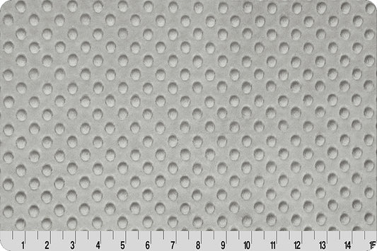 Custom Listing for Alexia - 1 yard Silver Dimple minky fabric - by Shannon Fabrics