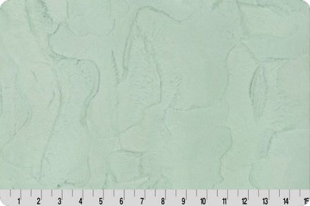 Ice Hide Luxe Minky Fabric - Mint Green Shannon Luxe Cuddle Minky Ice Hide - Mint Shannon Luxe Cuddle Minky - Ice Hide Luxe Cuddle Minky Ice