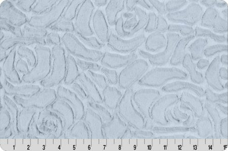 DEMI ROSE Powder BLUE Minky - Shannon Luxe Cuddle Minky Demi Rose in Powder Blue Demi Rose Minky Cuddle Demi Rose Luxe Minky Powder Blue