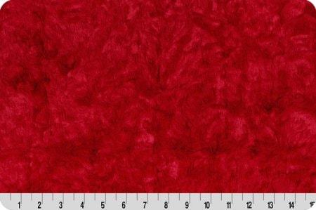 Scarlet Red Marble Minky Fabric - Shannon Luxe Cuddle Minky Scarlet Marble - Red Shannon Luxe Cuddle Minky Scarlet Marble Luxe Cuddle Minky