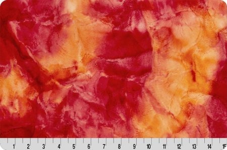 Firecracker Sorbet Minky - Shannon Luxe Cuddle Minky Firecracker Sorbet - Firecracker Sorbet Minky Cuddle Luxe - Tie-Dye Minky Shannon Luxe