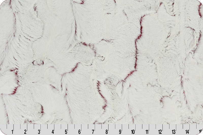 MERLOT FROSTED HIDE Luxe Minky Merlot Frosted - Shannon Luxe Cuddle Minky Merlot Frosted Hide - Merlot Frosted Burgundy Hide Cuddle Minky