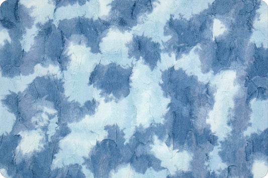 SHERBET BIT o BLUE Minky Sorbet - Shannon Luxe Cuddle Minky Blue Sherbet Sorbet - Sherbet Minky Blue Sorbet - Tie-Dye Blue Minky Shannon