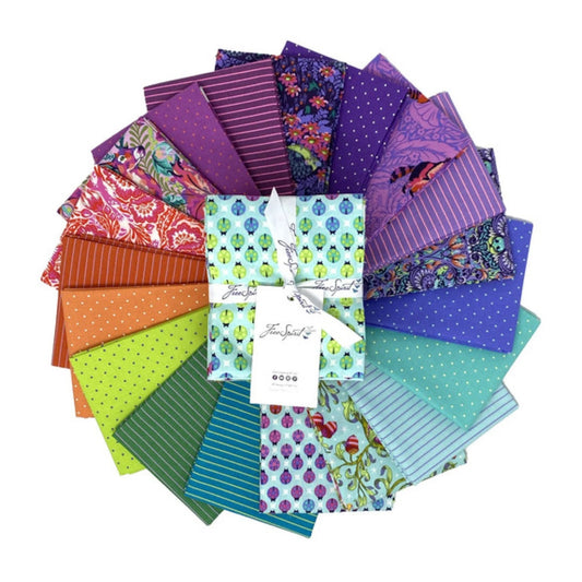 GLIMMER TINY BEASTS Fat Quarters (19) - Tula Pink - Free Spirit Fabrics - 19 Fat Quarters - Complete Colorway - Ready to ship today!!!