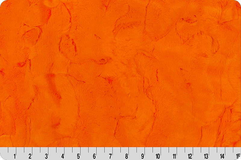 TANGERINE HIDE Luxe MINKY Fabric - Shannon Luxe Cuddle Minky Tangerine Hide - Orange Shannon Luxe Cuddle Minky - Tangerine Hide Luxe Minky