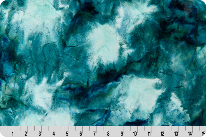 GULF STREAM SORBET MINKY - Shannon Luxe Cuddle Minky Mustang Sorbet -Gulf Stream Sorbet Minky Cuddle Luxe - Tie-Dye Minky