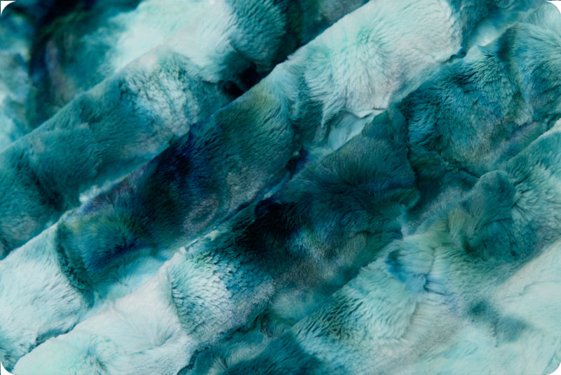 GULF STREAM SORBET MINKY - Shannon Luxe Cuddle Minky Mustang Sorbet -Gulf Stream Sorbet Minky Cuddle Luxe - Tie-Dye Minky